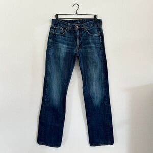 Lucky Brand 481 Relaxed Straight medium wash jeans mens size 33 X 34